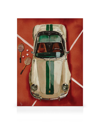 Ekaterina Zagorska - Tennis Club Canvas print