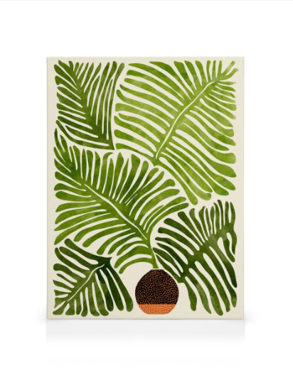 Kristian Gallagher - Summer Fern Canvas print
